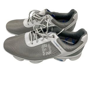 FootJoy Gray and White Athletic Shoes with Mesh Design new in box